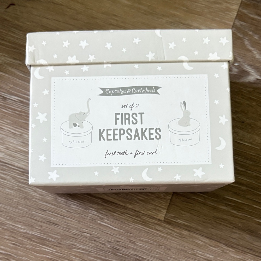 Cupcakes & Cartwheels First Keepsakes Set